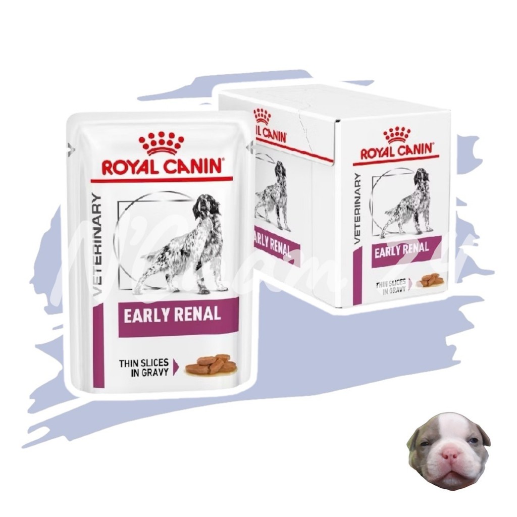 รูปสินค้า Royal Canin EARLY RENAL pouch ขนาดซองละ ขายยกกล่อง อาหารเปียกสุนัข 100 กรัม แบบกล่อง