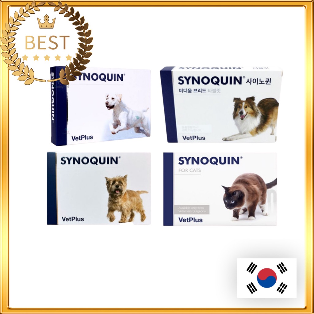 รูปสินค้า VetPlus SYNOQUIN EFA Pet Joint Supplements 30ea Small Medium Large Breed Tablet, Capsule