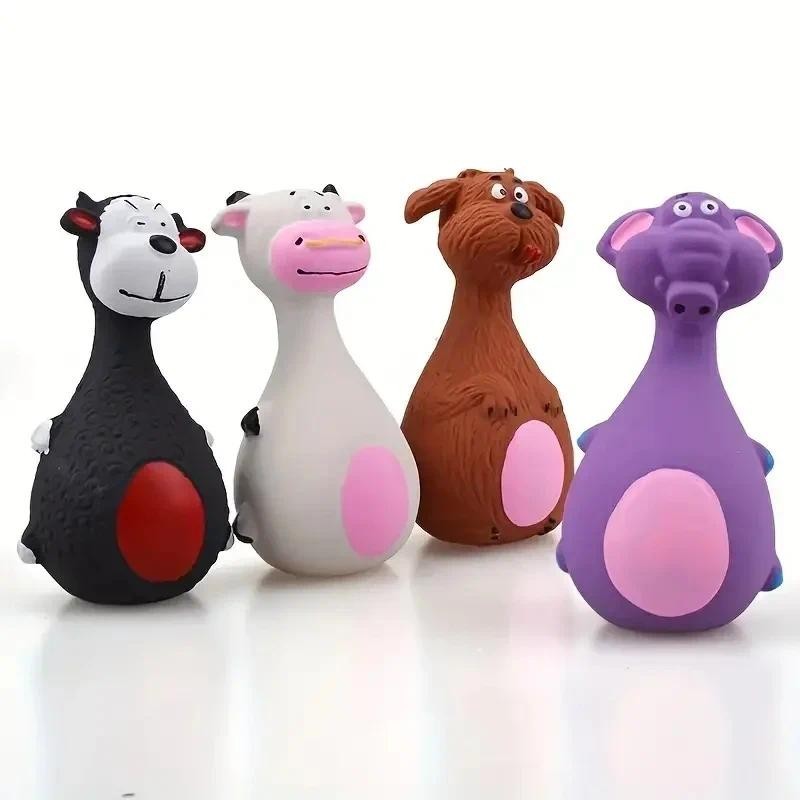 รูปสินค้า ยางนุ่ม Chewy ของเล่นสี่รูปแบบ Squeaky Interactive