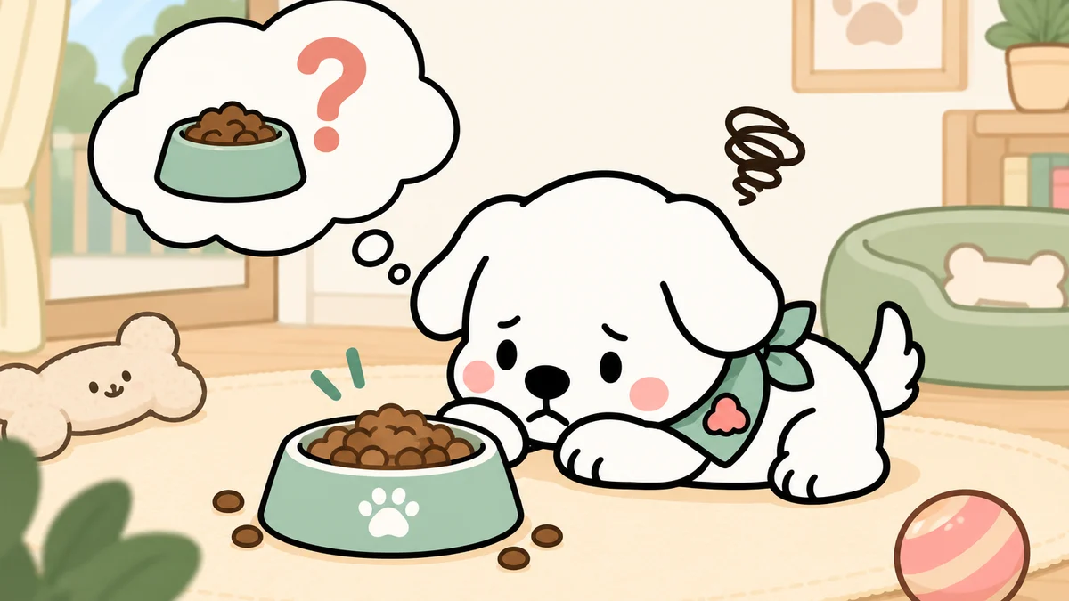 ภาพประกอบบทความ ลูกสุนัขไม่กินอาหาร / กินน้อย ทำยังไง? เช็กสาเหตุก่อน