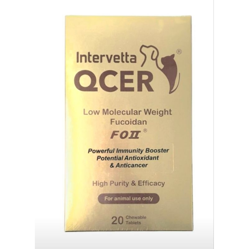 รูปสินค้า Intervetta อินเตอร์เวตต้า QCER อาหารเสริมสุนัข-แมว ปีหน้า