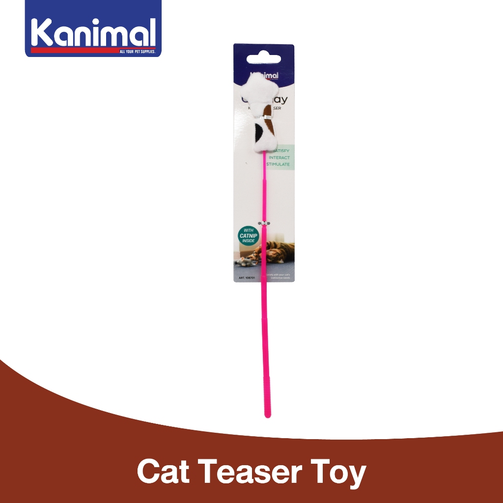 รูปสินค้า Kanimal ไม้ล่อแมว รุ่นมือแมว ยัด Catnip Size S ความยาว 35.8 ซม. ซม.