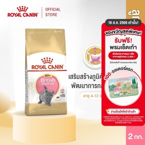 รูปสินค้า Royal Canin Kitten British Shorthair อาหารเม็ดลูกแมว 2 กก.