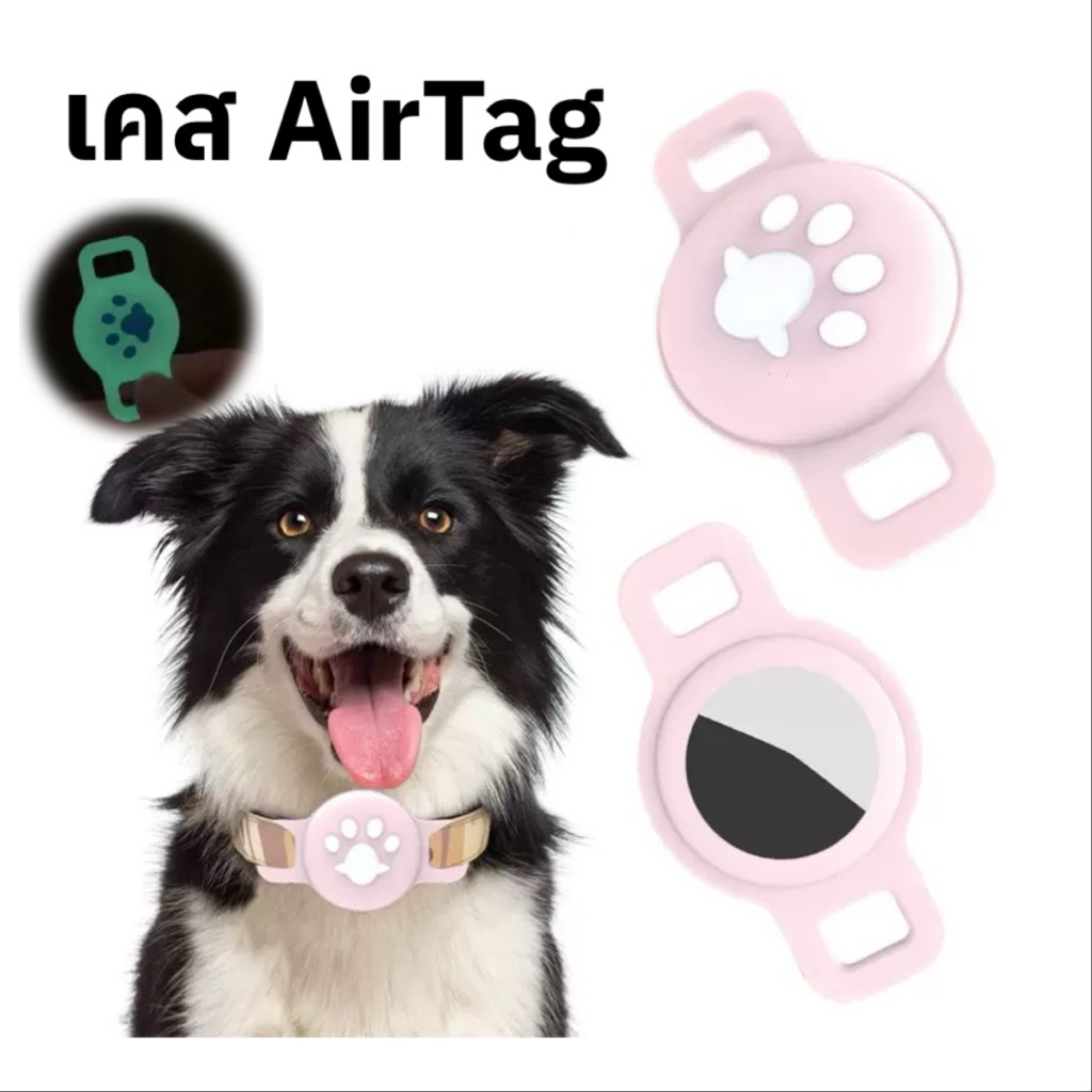 รูปสินค้า เคส airtag ติดปลอกคอสำหรับสุนัขและแมว ติด
