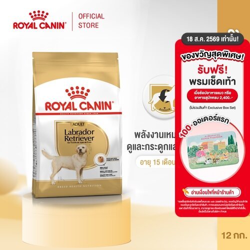 รูปสินค้า Royal Canin Labrador Retriever Adult อาหารเม็ดสุนัขโต 12 กก.