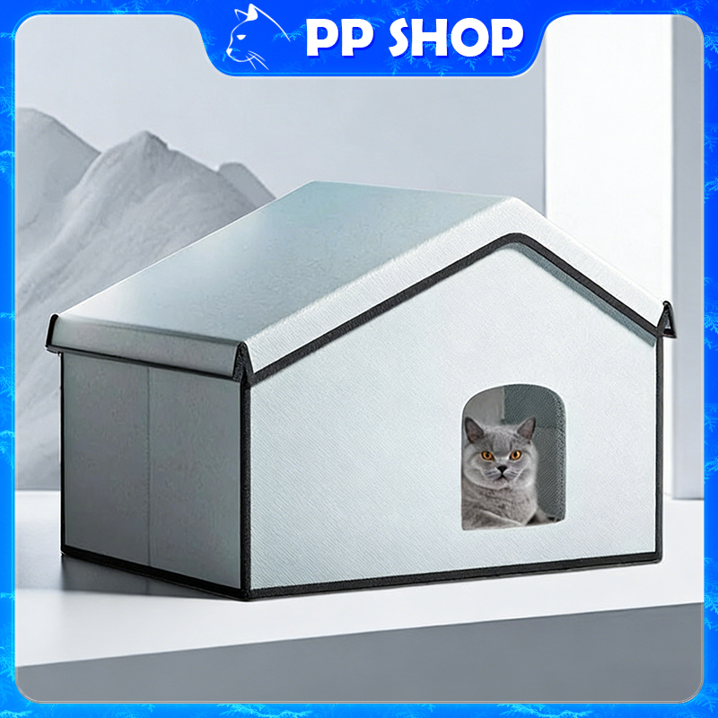 รูปสินค้า Greenpets ห้องเย็นสัตว์เลี้ยง บ้านแมวเย็น บ้านสุนัขเย็น กันน้ำ ผ้าOxford PU มีขนาดเล็ก-ใหญ่ เย็นสบาย24ชั่วโมง